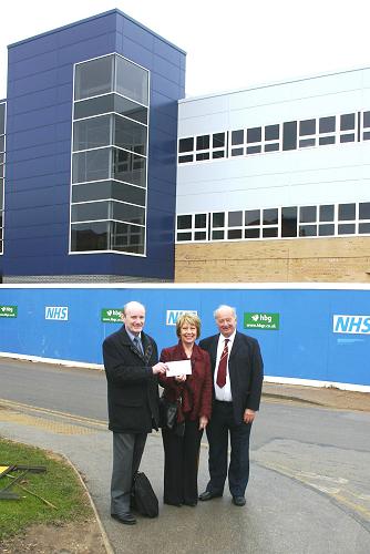 cheque presentation pic:Bernard Swift