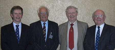 David Brinkley, Frank Rowett, Joe McNally, Paul Mainon pic:HN