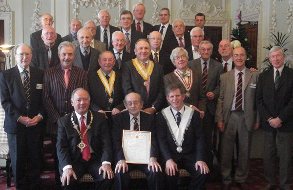 Ken Hines with brothers from Wetherby and surrounding Circles. Pic:JamesHagerty