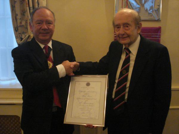 Grand President Vernon deCruz and Ken Hines. Pic:JamesHagerty