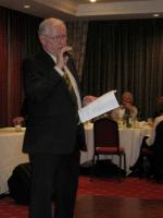 Past GP Joe McNally singing at Wharfedale. pic:HMcC